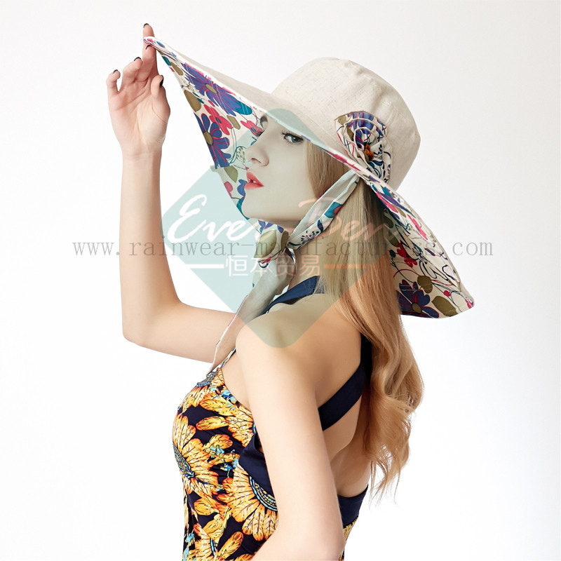 Fashion wide brim sun hat summer hats for girls2